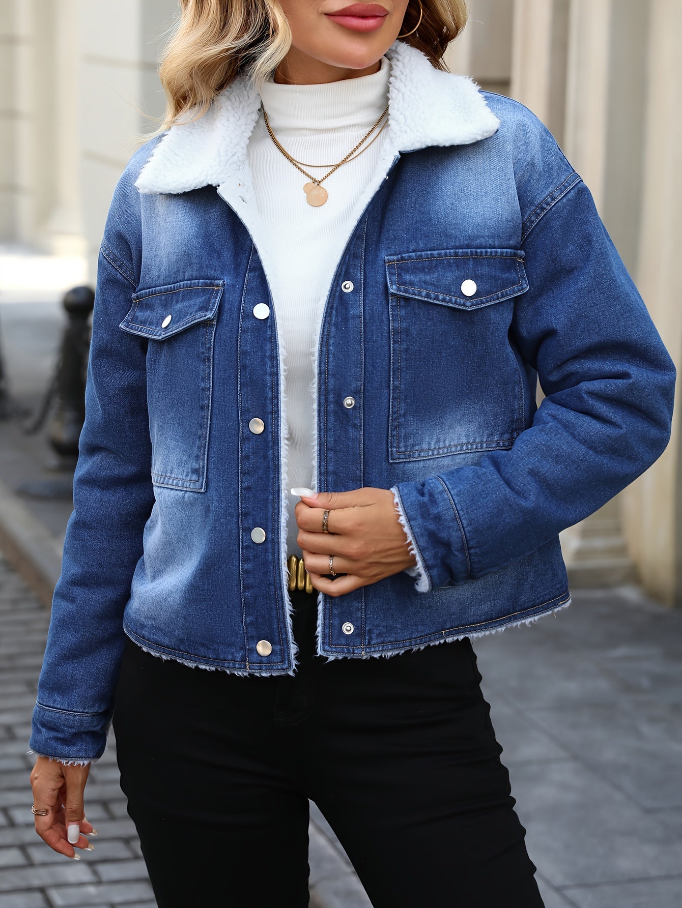 Modern Denim Jacket for Fresh Wardrobe Looks with Denim Look