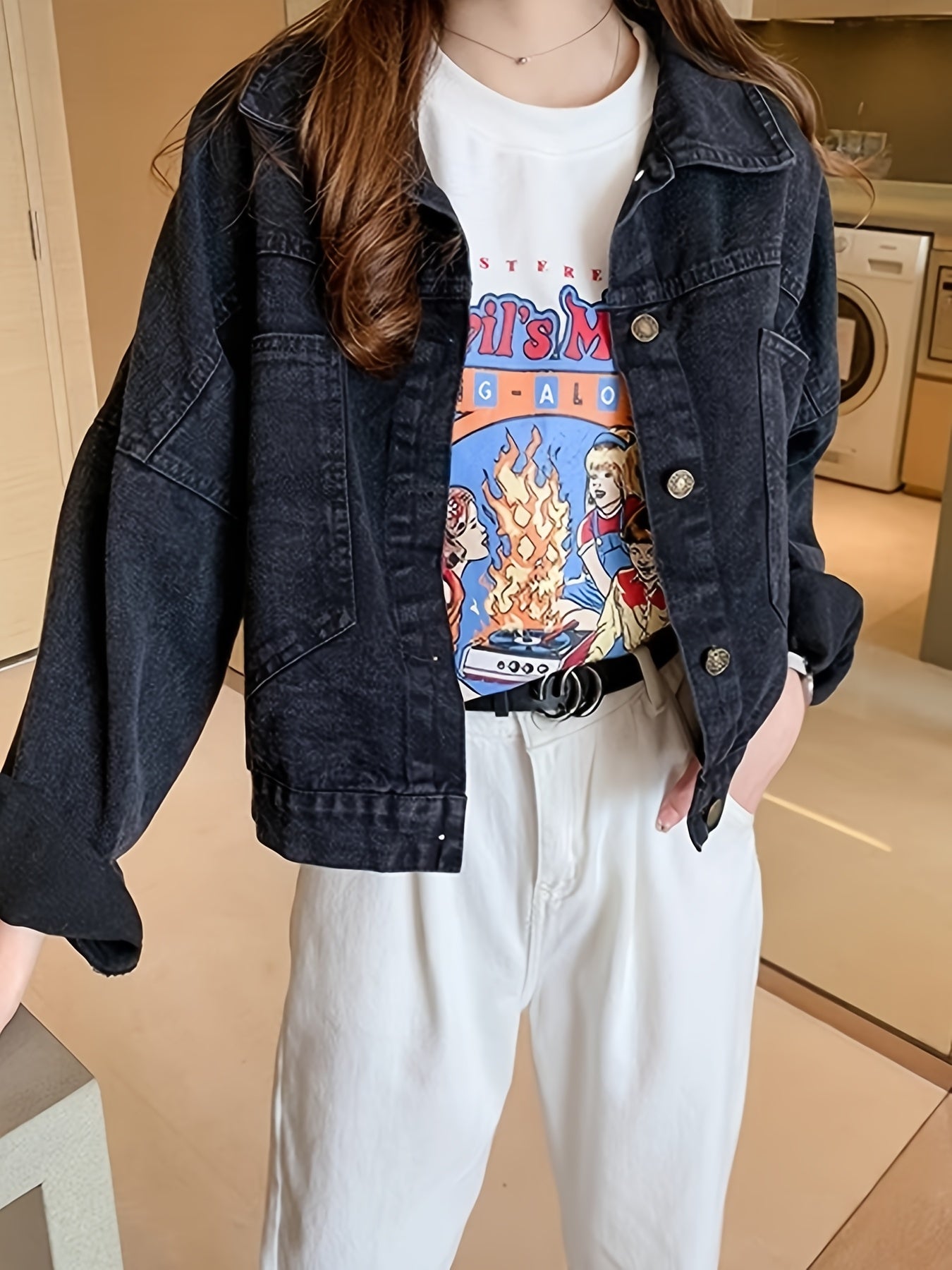 Modern Lightweight Jacket for Fresh Wardrobe Looks with Denim Look