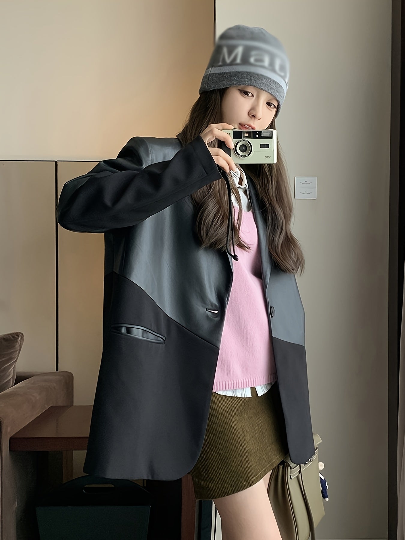 Modern Tailored Blazer for Fresh Wardrobe Looks with Long Sleeves