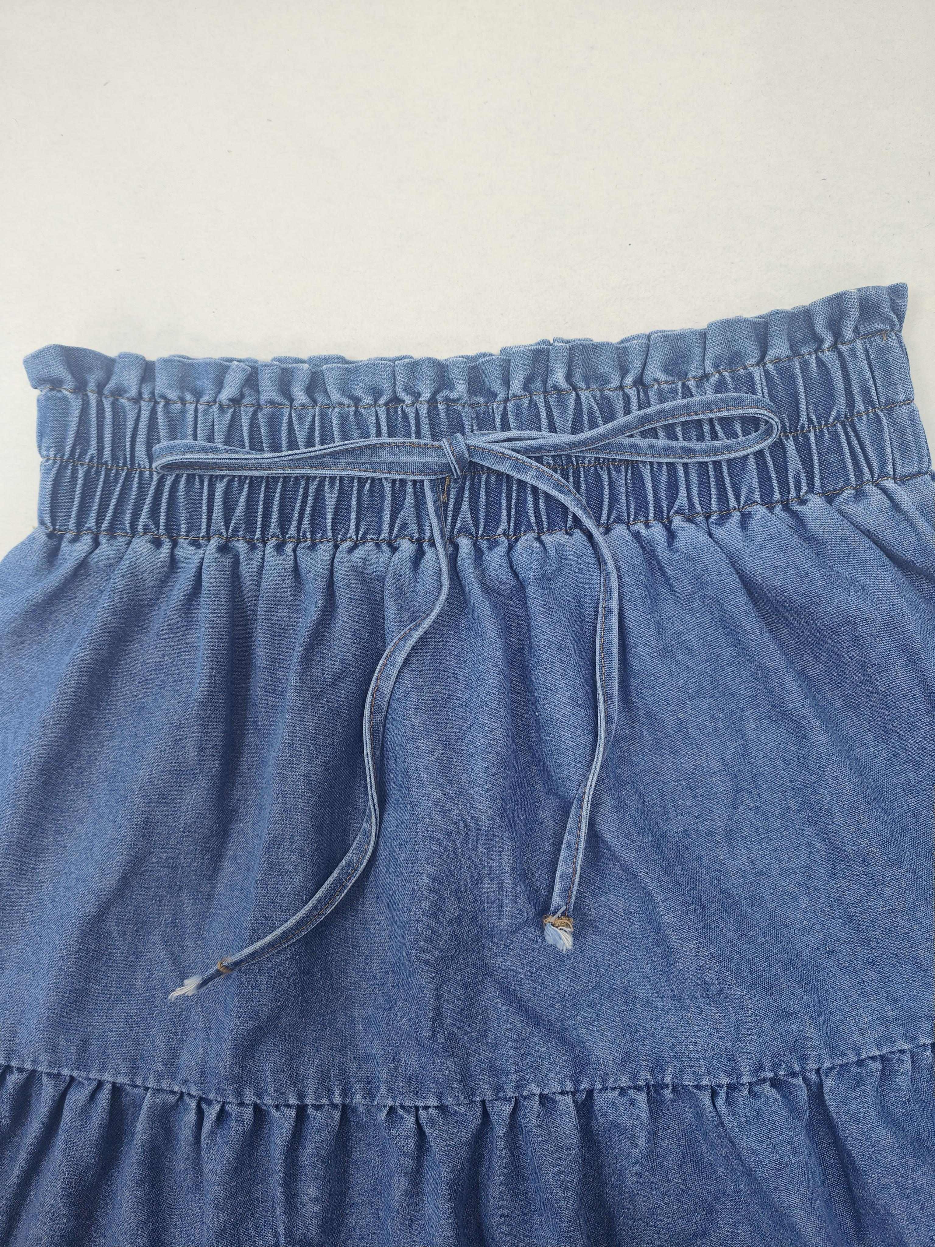 Denim Skirt for Polished Boutique Outfits with Denim Look