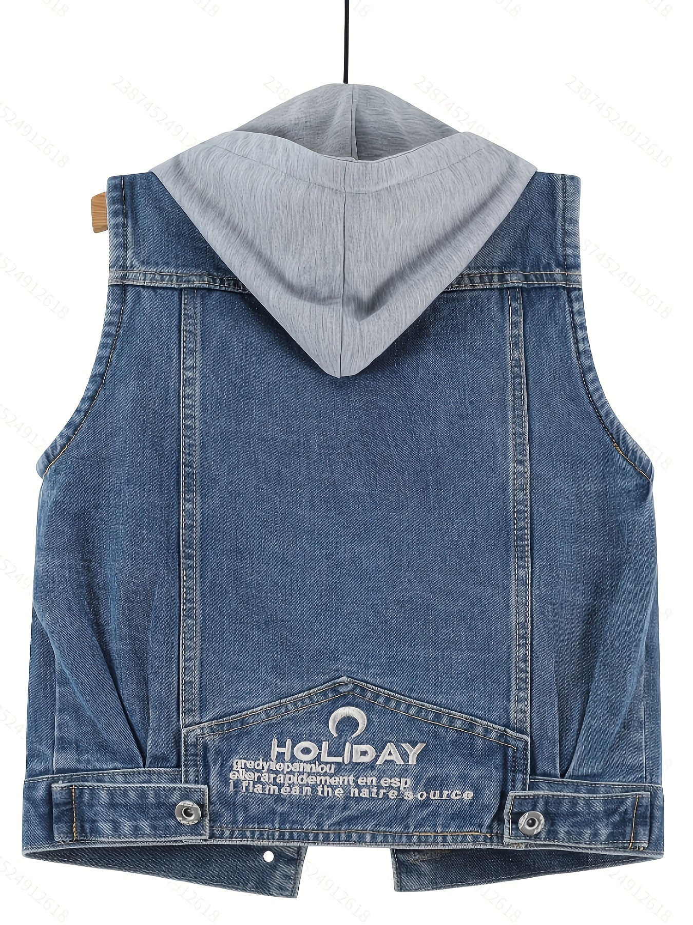 Boutique Hooded Jacket for Easy Styling with Sleeveless Cut