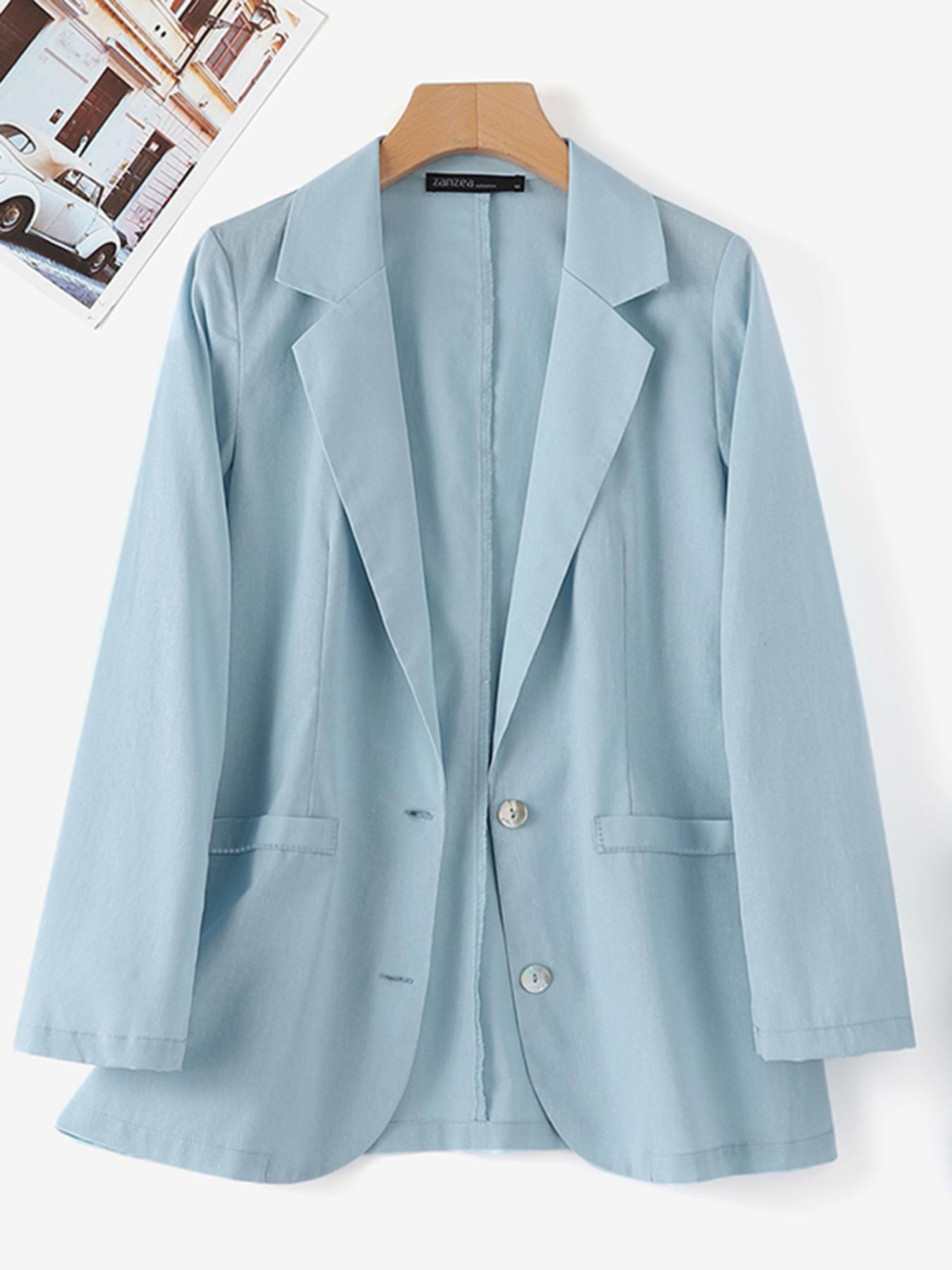 Tailored Blazer for Polished Boutique Outfits with Long Sleeves
