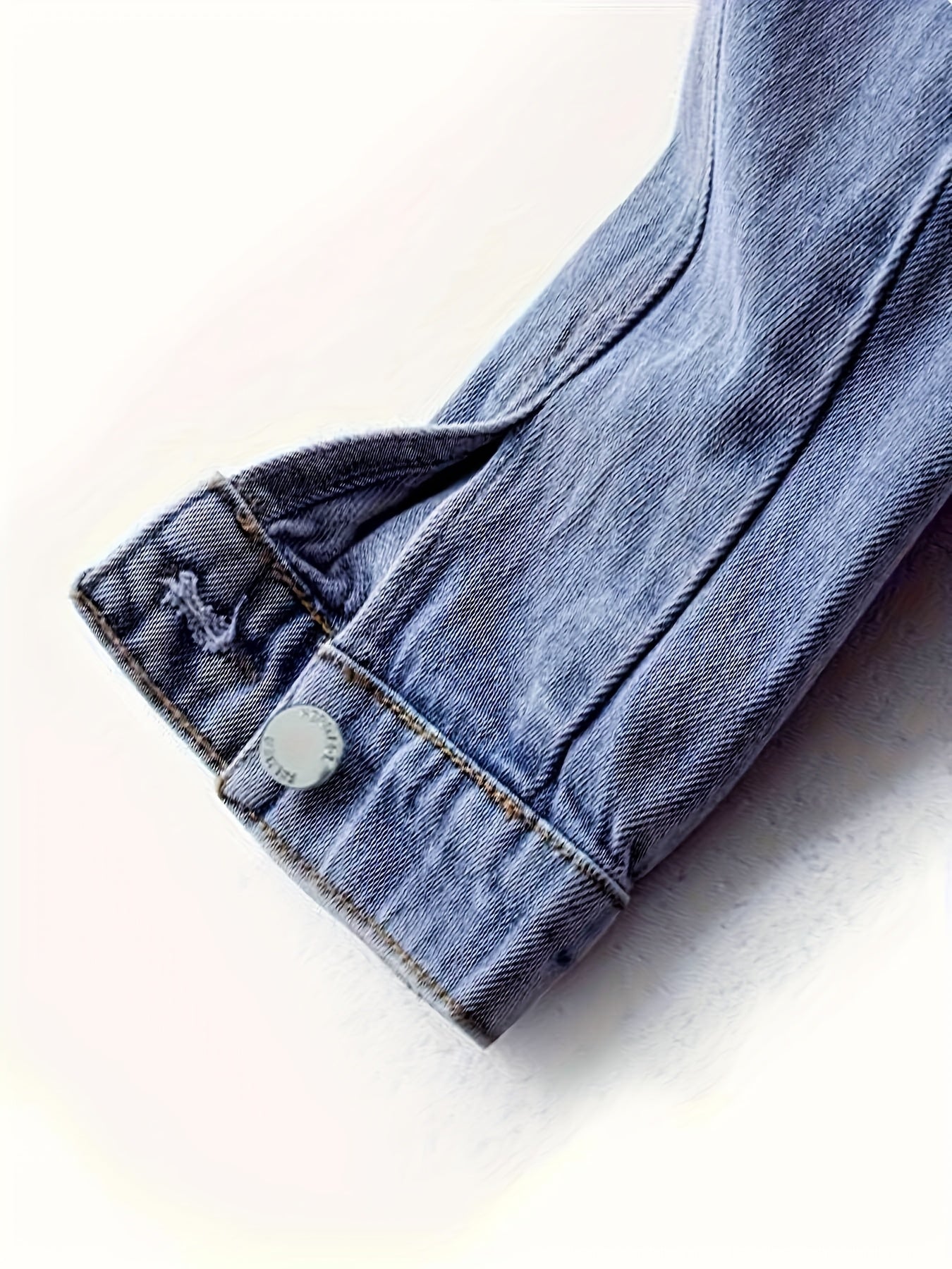 Denim Jacket with a Refined Everyday Fit with Denim Look