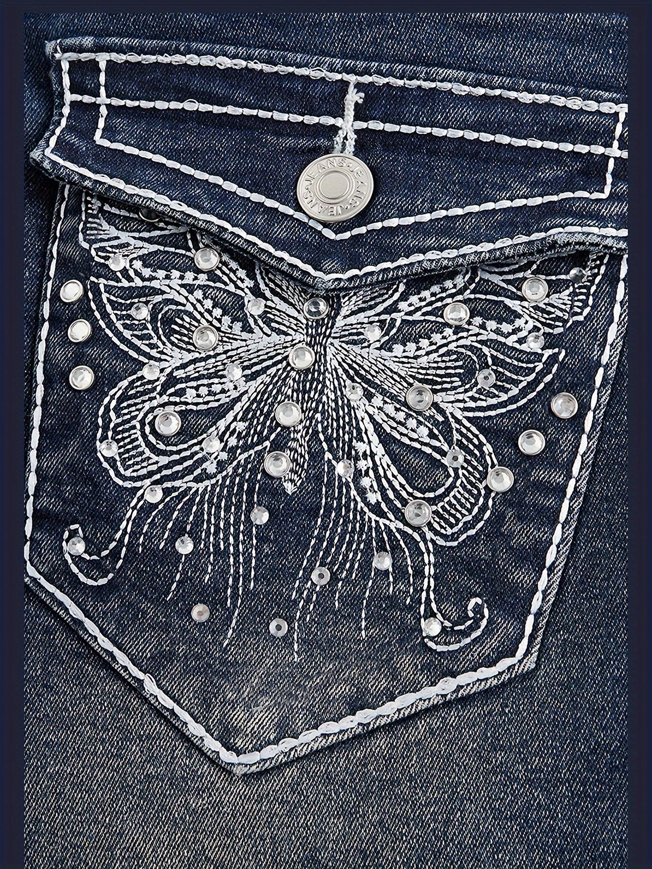 Flare Jeans with a Refined Everyday Fit with Denim Look