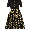Modern Floral Midi Dress for Fresh Wardrobe Looks with Floral Print