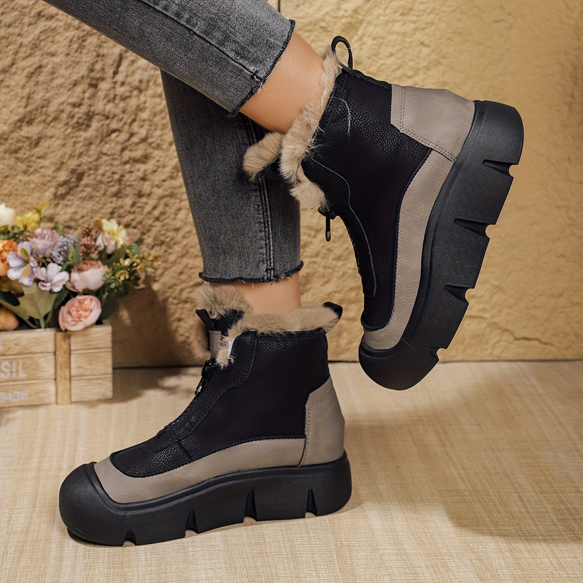 Boutique Platform Boots for Easy Styling with Platform Sole
