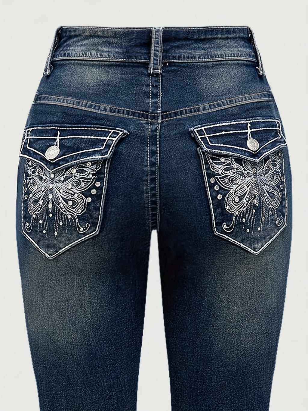 Flare Jeans with a Refined Everyday Fit with Denim Look
