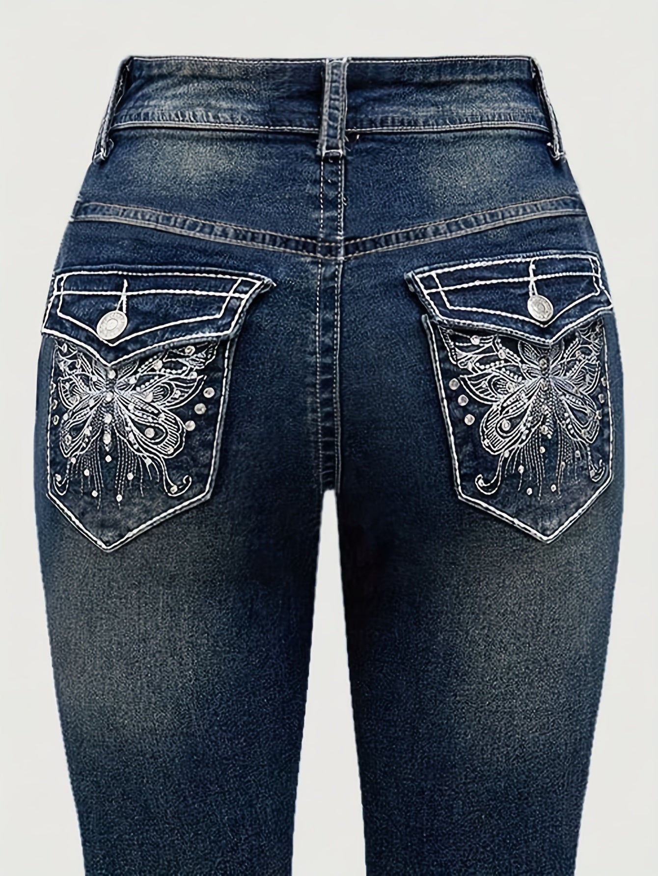 Flare Jeans with a Refined Everyday Fit with Denim Look