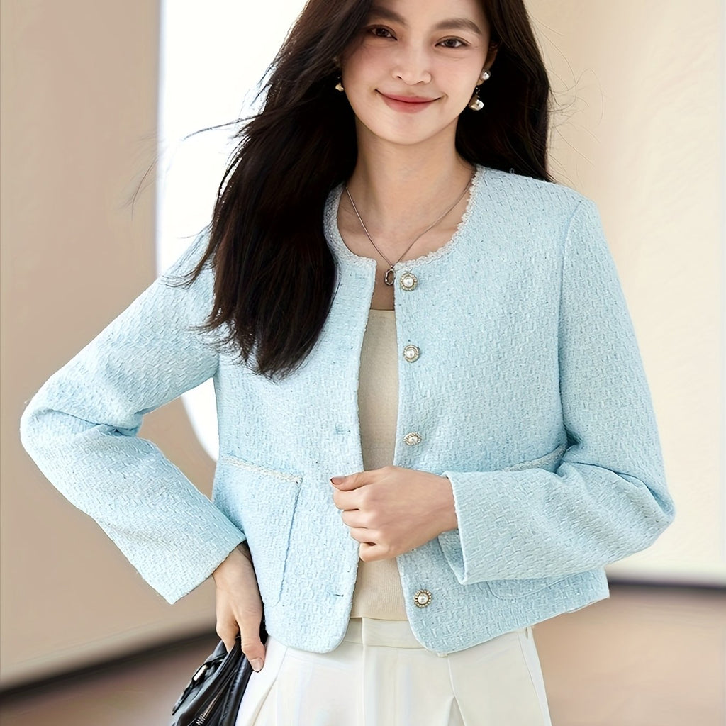 Boutique Tailored Blazer for Easy Styling with Long Sleeves
