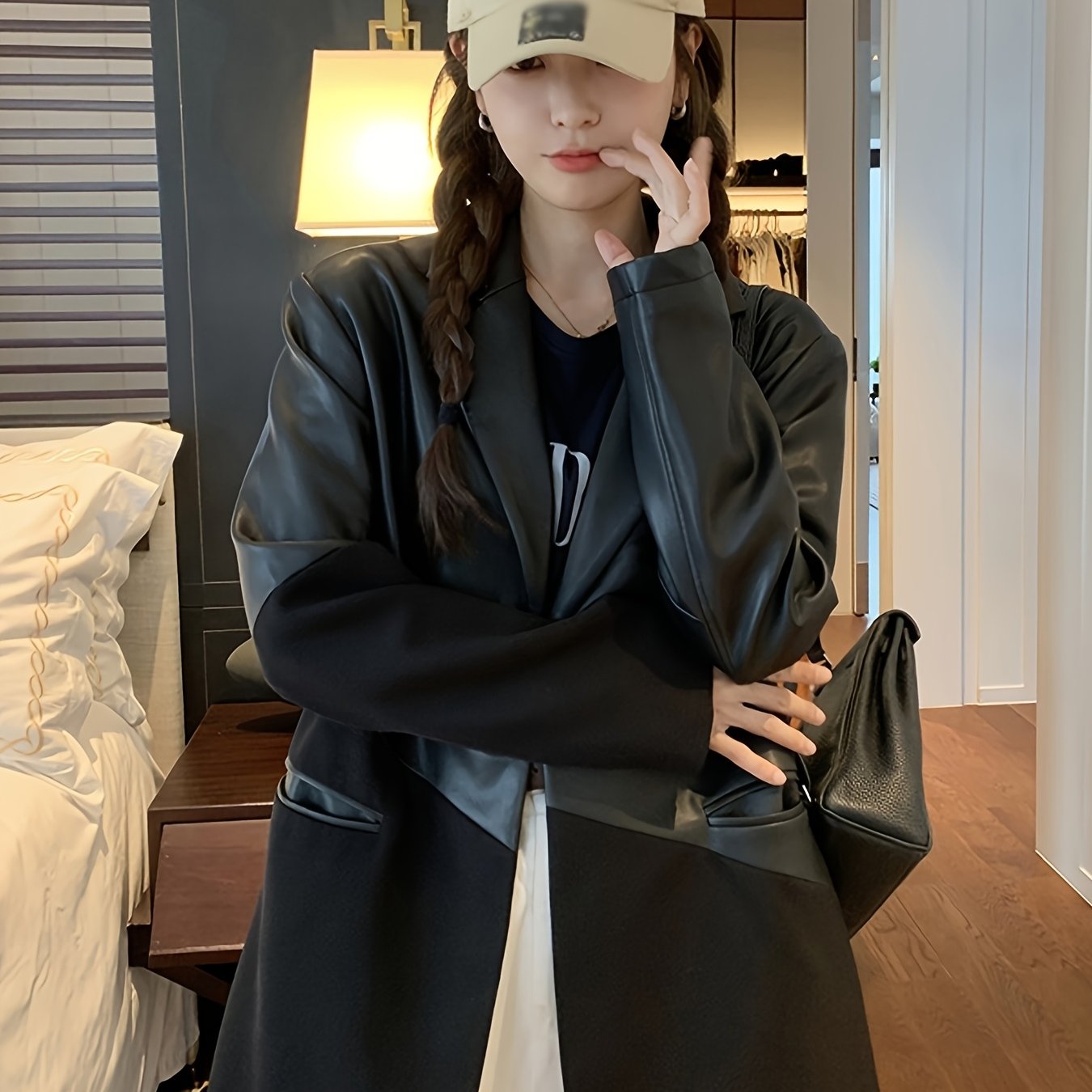 Modern Tailored Blazer for Fresh Wardrobe Looks with Long Sleeves